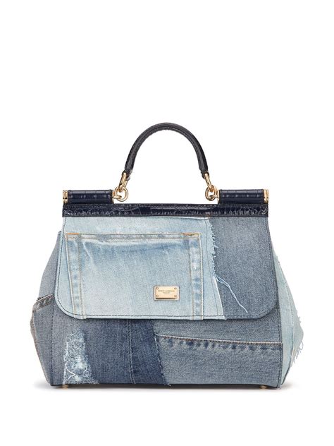 dolce gabbana sicily medium bag|dolce gabbana denim bag.